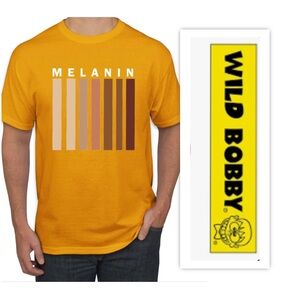 Wild Bobby MELANIN Color Spectrum Black Pride Men Graphic Tee